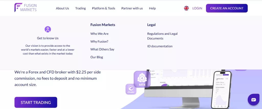 Fusion Markets Hedging 