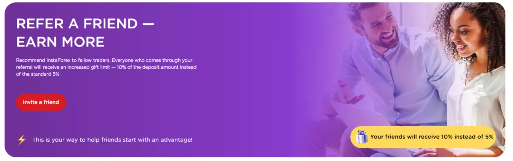 InstaForex Refer a Friend