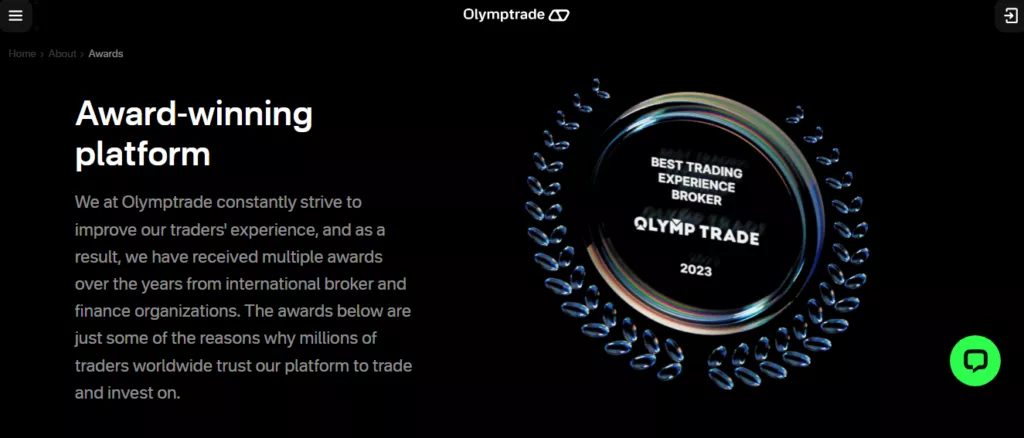 Olymp Trade Awards