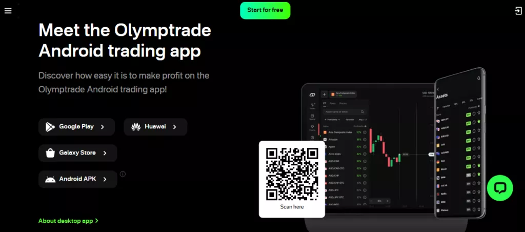 Olymp Trade Mobile App