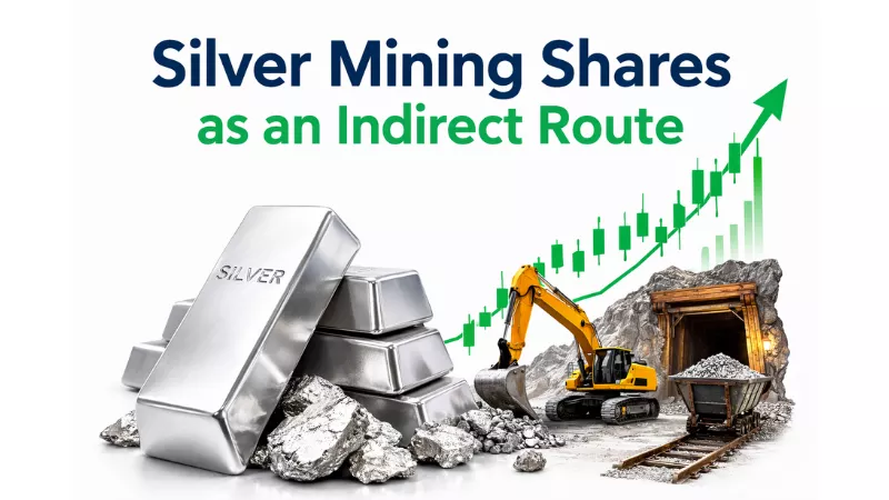 Silver mining shares as an indirect route&nbsp;