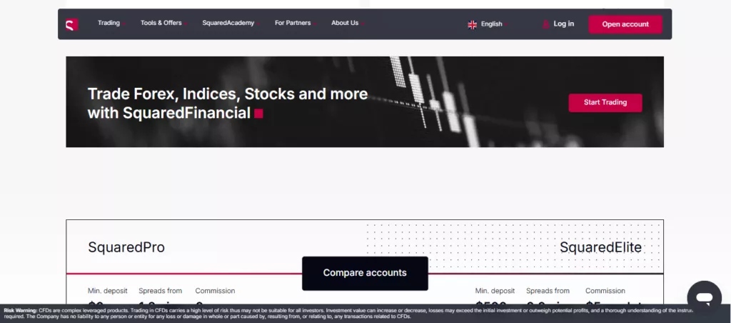 Squared Financial Open an account