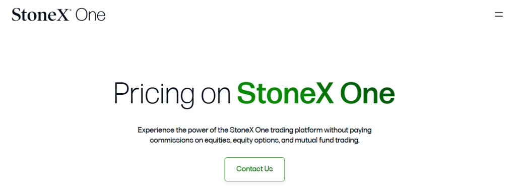 StoneX Fees and Spreads