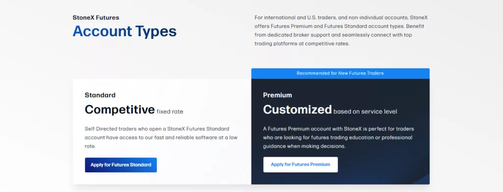 StoneX Trading Accounts