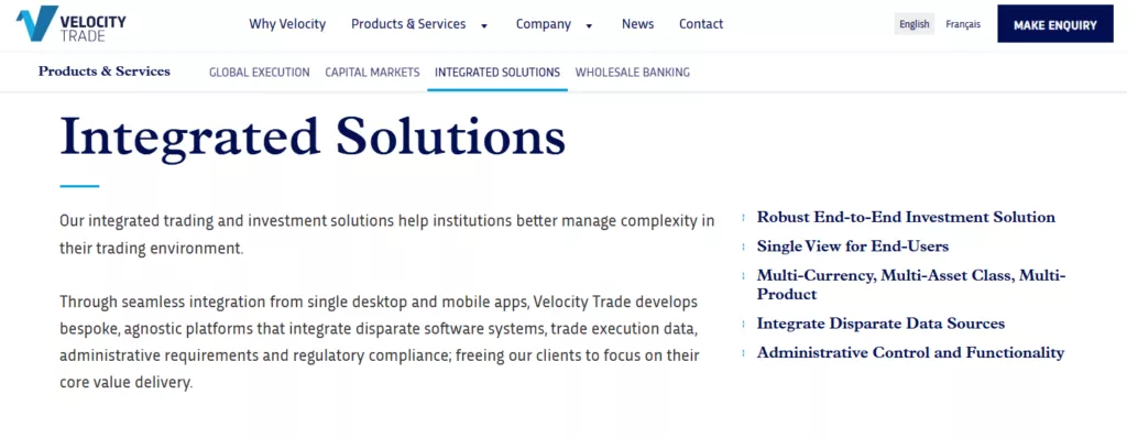 Velocity Trading Platforms