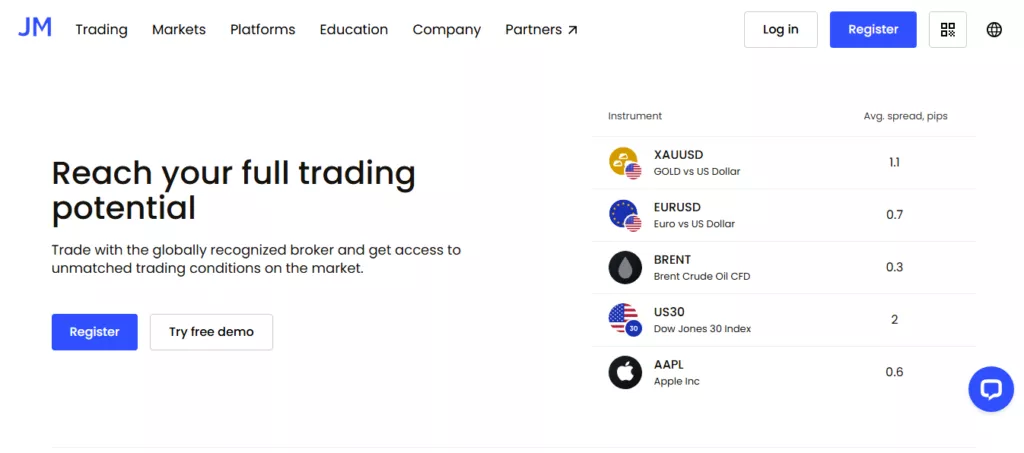 JustMarkets AMF Forex Brokers