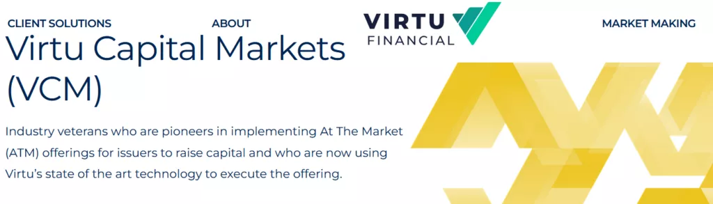 Virtu Financial Deposit and withdrawal