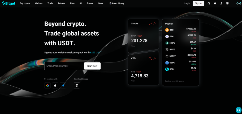 Bitget Crypto Staking Providers