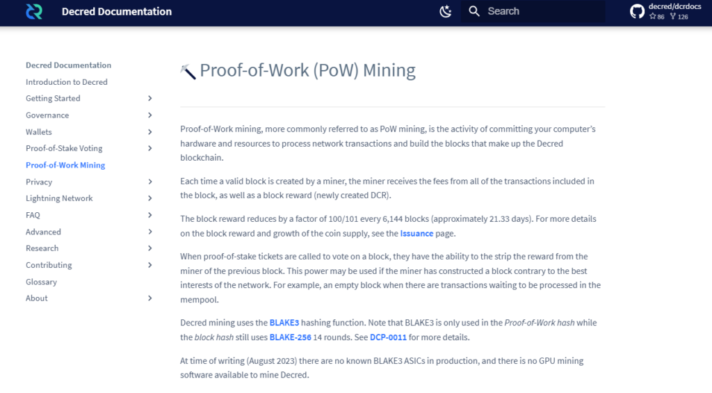 Decred Mining