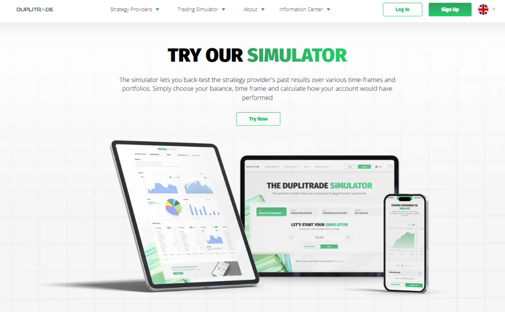DupliTrade Trading Platforms