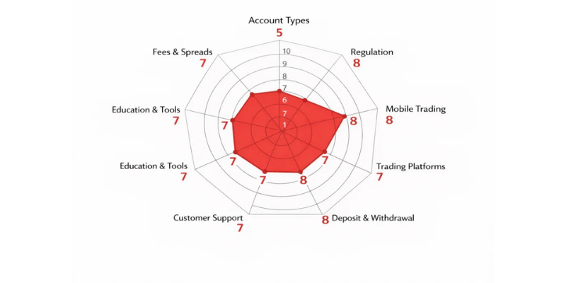 EasyEquities Spider Chart