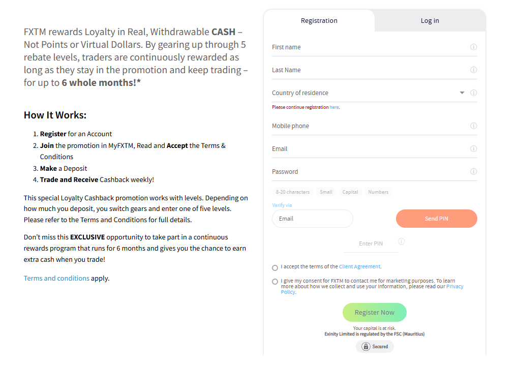 How to Open a Forex Cashback Account with FXTM&nbsp;