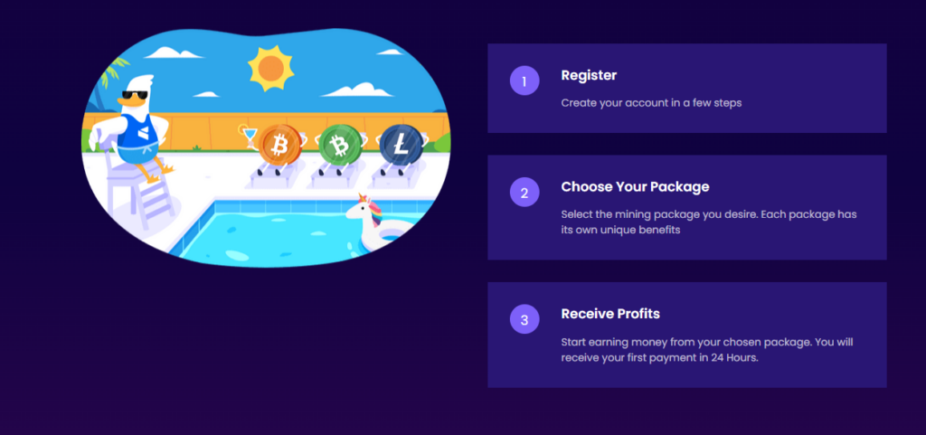 How to sign up and use GBC Mining - step by step