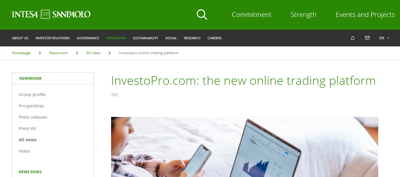 Intesa - Trading Platform
