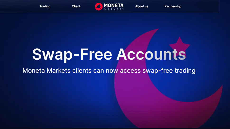 Moneta Markets Islamic Account