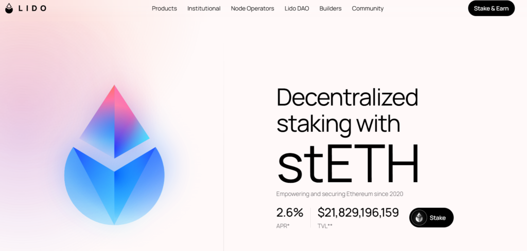 Lido Finance Crypto Staking Providers
