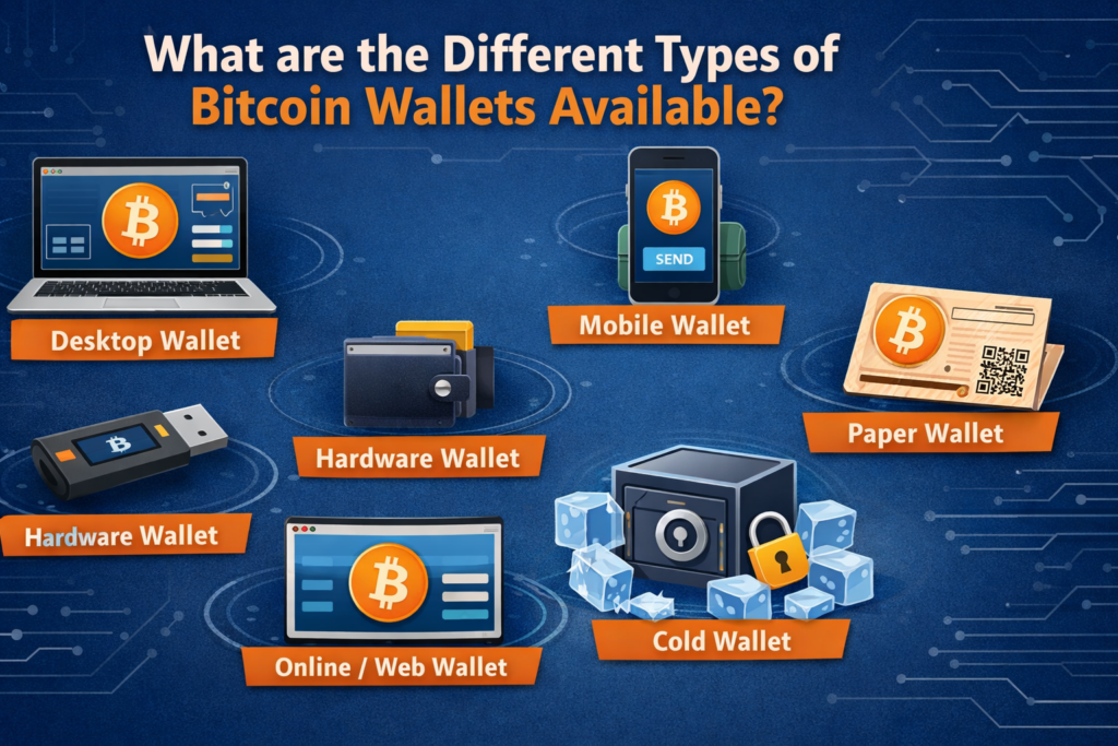 What are the different types of Bitcoin wallets available