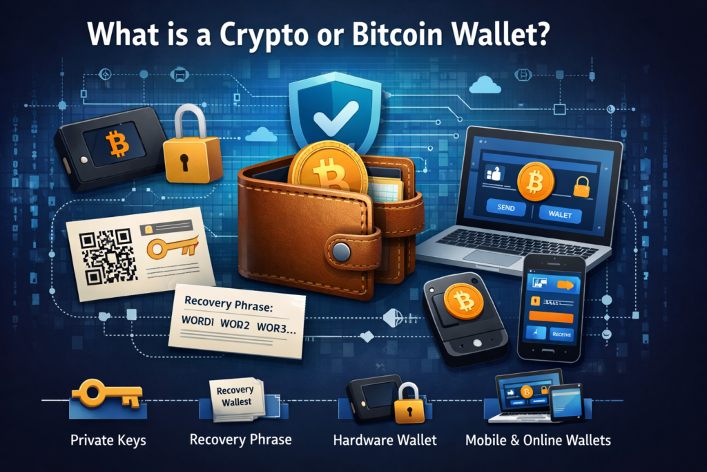 What is a Crypto or Bitcoin Wallet