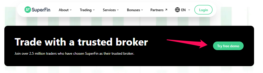 How to open a SuperFin Demo Account step by step&nbsp;