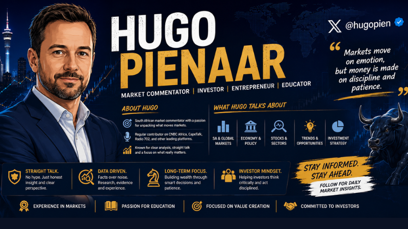 Hugo Pienaar Financial Advisor Banner