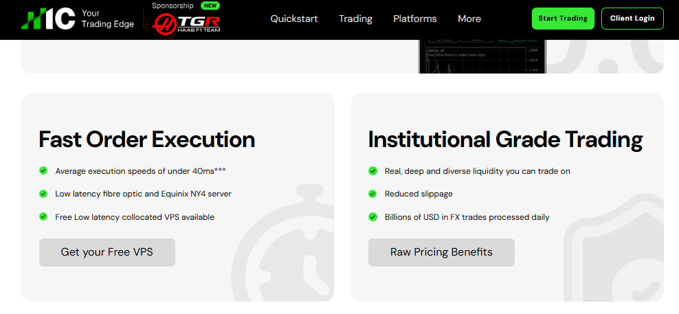 IC Markets Execution