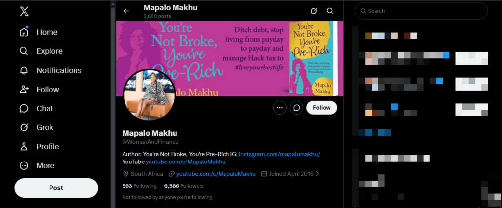 Mapalo Makhu Financial Advisors