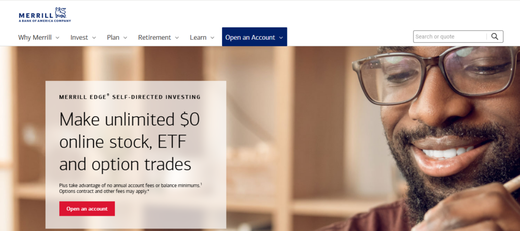 Merrill Edge Self Directed account