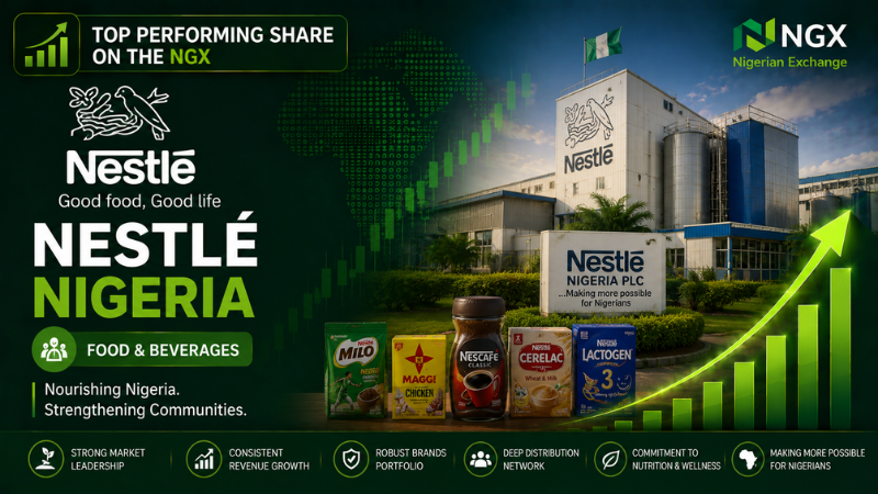 Nestle Best Performing Shares on the NGX Banner