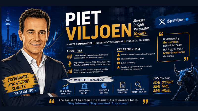 Piet Viljoen Financial Advisor Banner