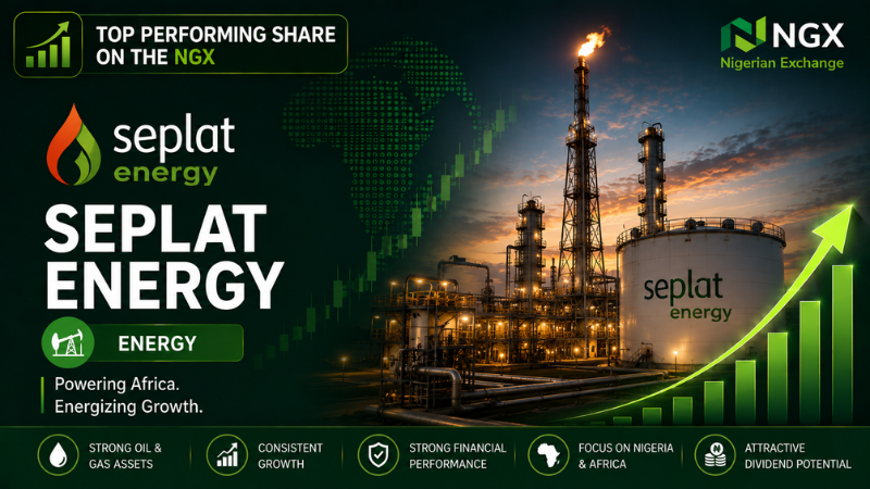 Seplat Energy Best Performing Shares on the NGX Banner