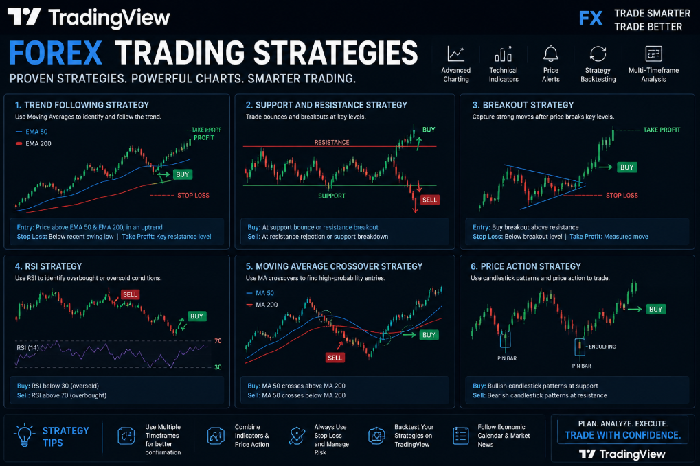 TradingView Forex trading strategies