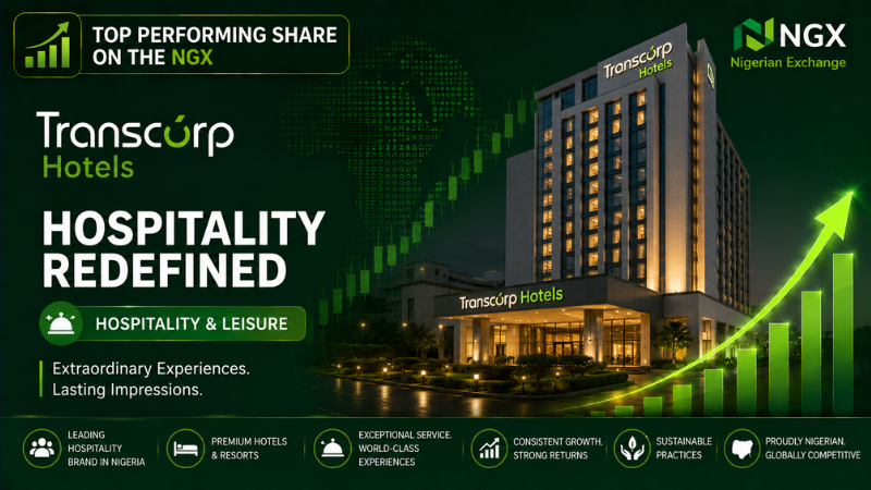 Transcorp Hotels Shares on the NGX Banner