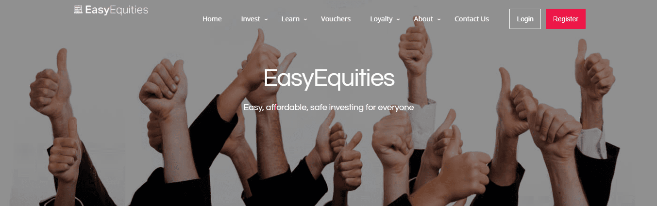 Easy Equities Landing Page 2
