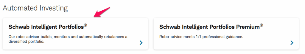 Schwab Intelligent Portfolios