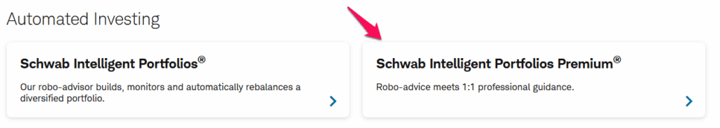 Schwab Intelligent Portfolios Premium
