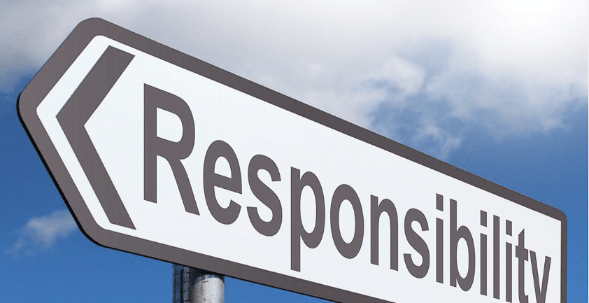 Not accepting responsibility for losses and mistakes Not accepting responsibility for losses and mistakes