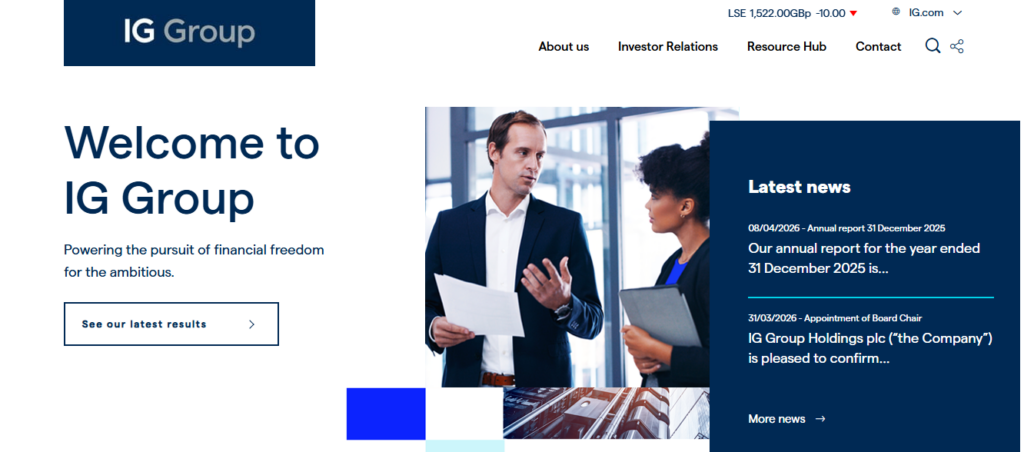 IG Group HKFSC Regulated Forex Brokers IG Group HKFSC Regulated Forex Brokers