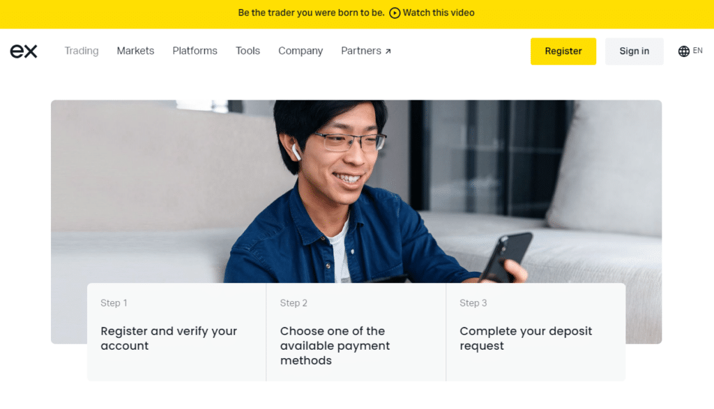 How to Make a Deposit with Exness
