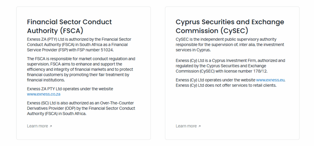 Exness Safety and Security