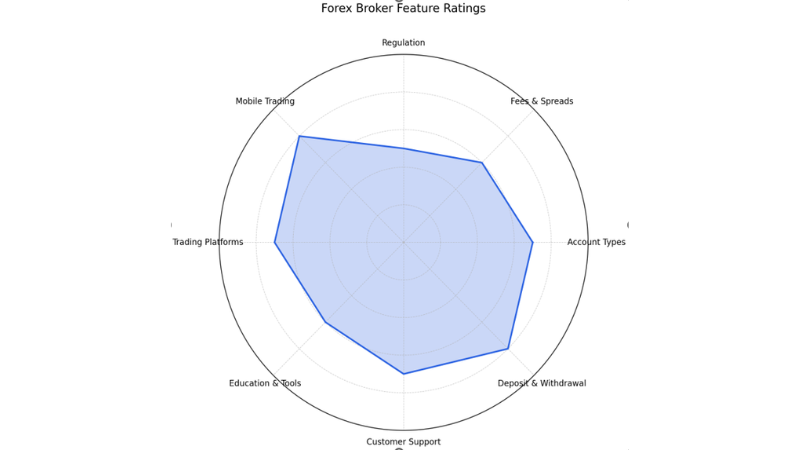 Plexytrade spider chart