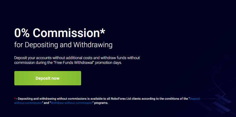 Deposit and Withdrawal Options