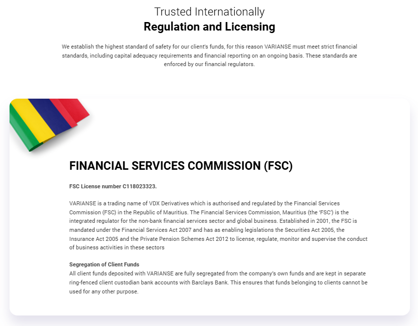 Varianse Safe or Scam