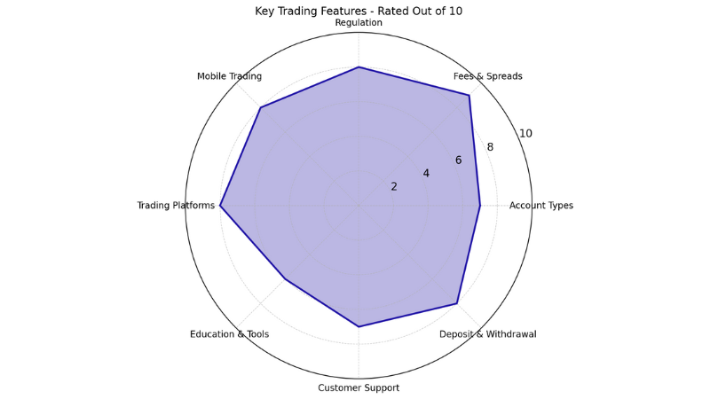Fusion Markets Spider Chart