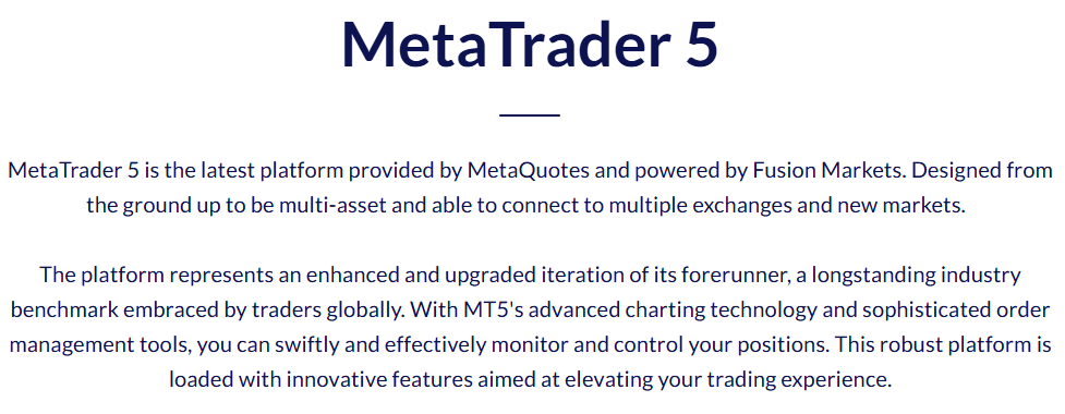 MetaTrader 5 (MT5)