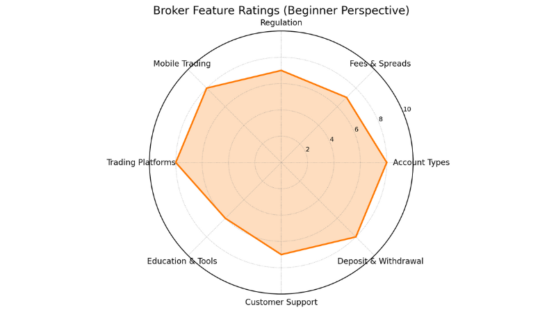 TIOmarkets Spider Chart