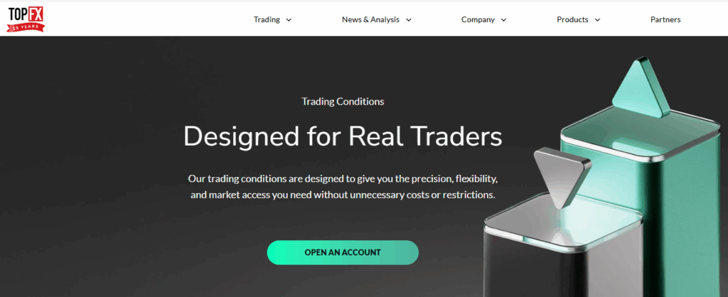 TopFX Fees, Spreads, and Commission