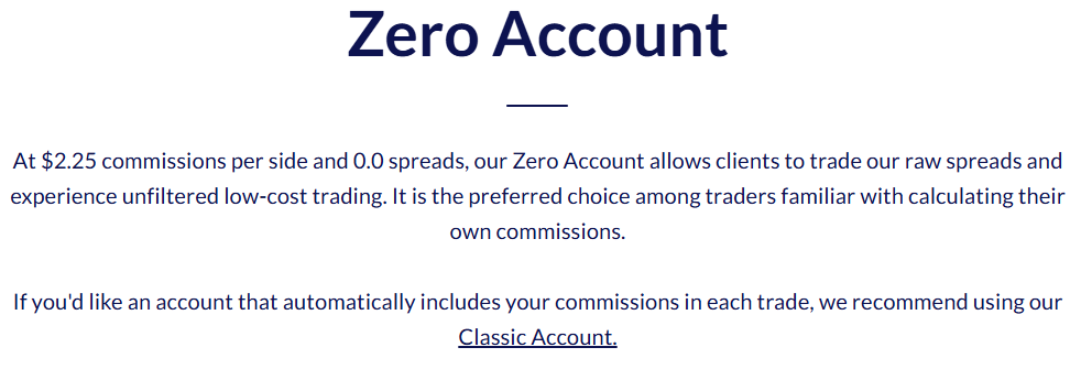 Zero Account