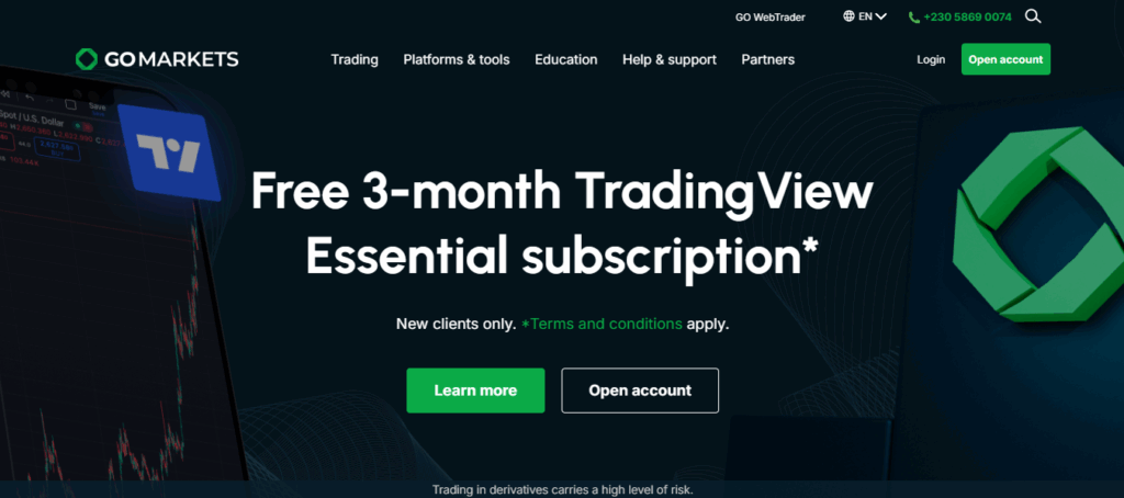 goMarkets Main Page goMarkets Main Page