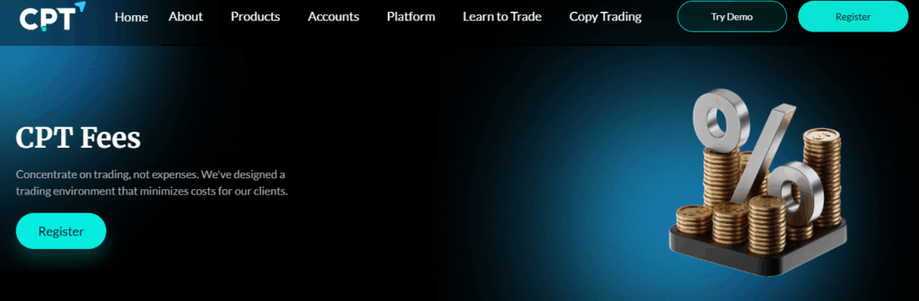 CPT Markets Fees, Spreads, and Commissions