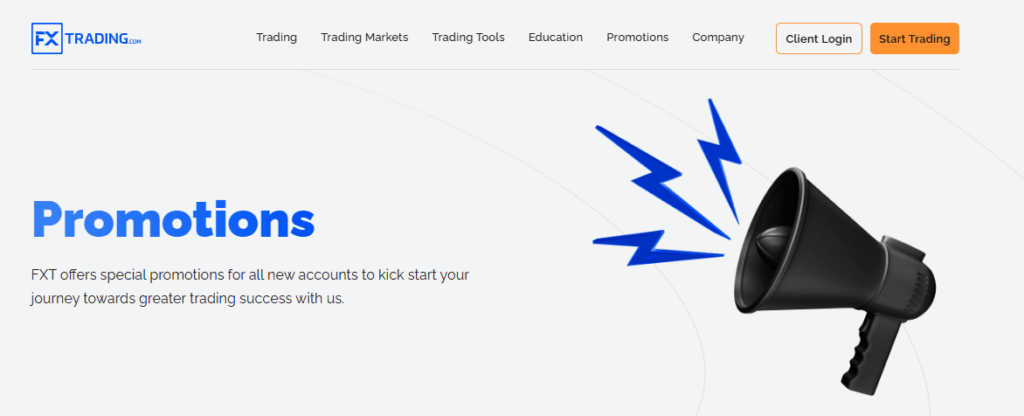 FXTrading.com Sign Up Bonus